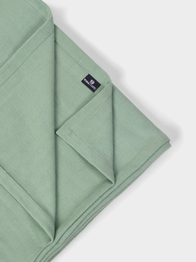 Yoga Studio GOTS Organic Cotton Yoga Blanket - mezetto Shopify Collective Yoga Studio Store