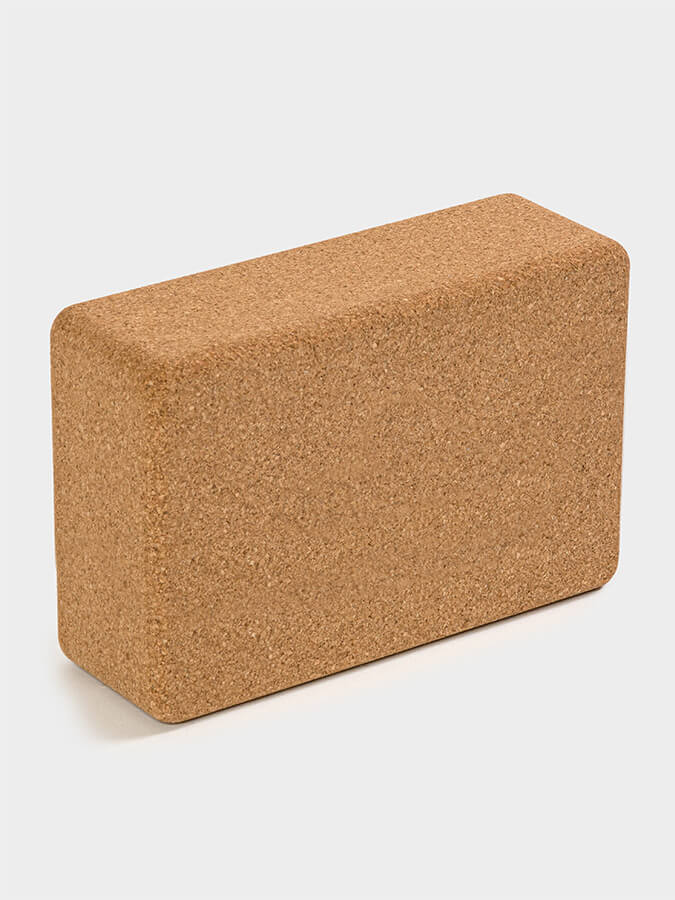 Yoga Studio Large Cork Yoga Brick (Unbranded) - mezetto Shopify Collective Yoga Studio Store