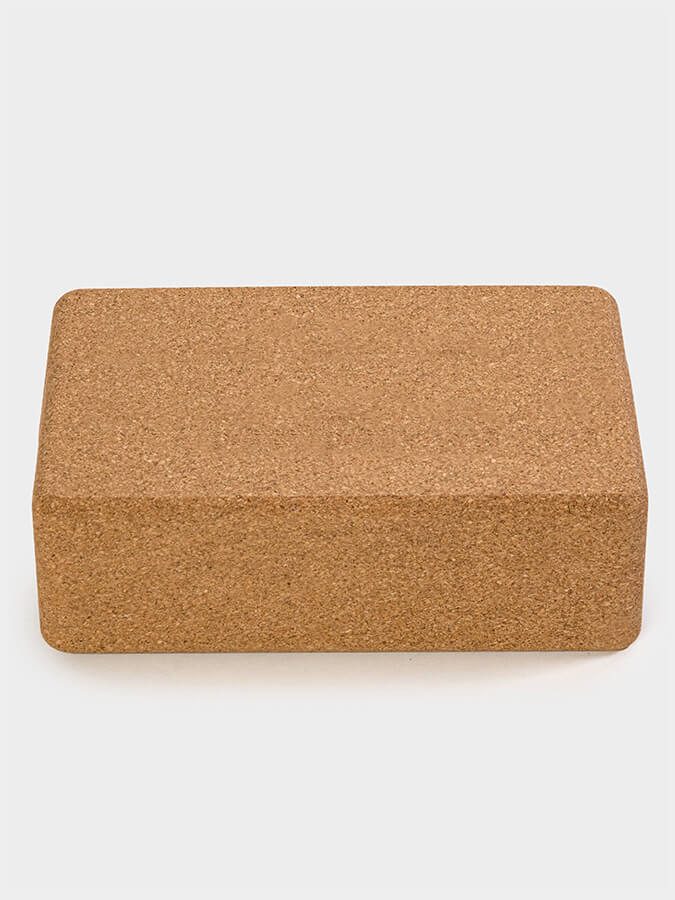 Yoga Studio Large Cork Yoga Brick (Unbranded) - mezetto Shopify Collective Yoga Studio Store