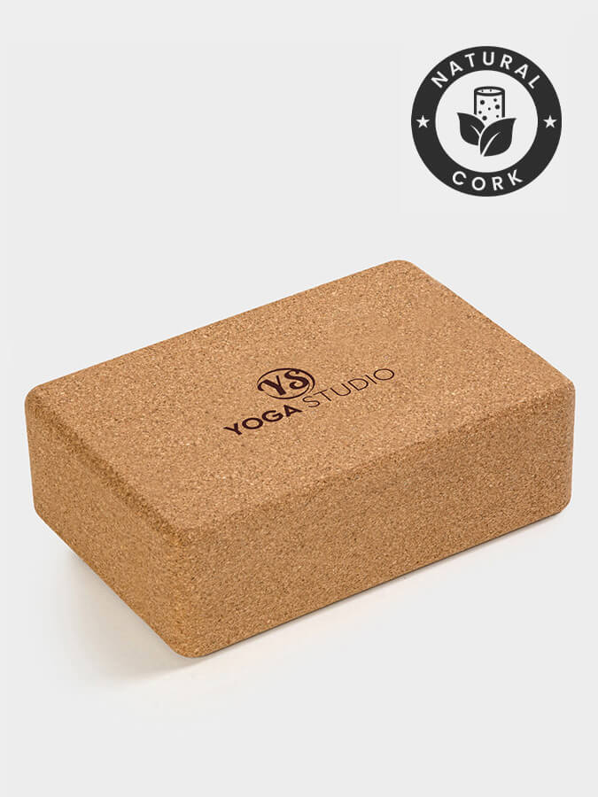 Yoga Studio Large Cork Yoga Brick - mezetto Shopify Collective Yoga Studio Store