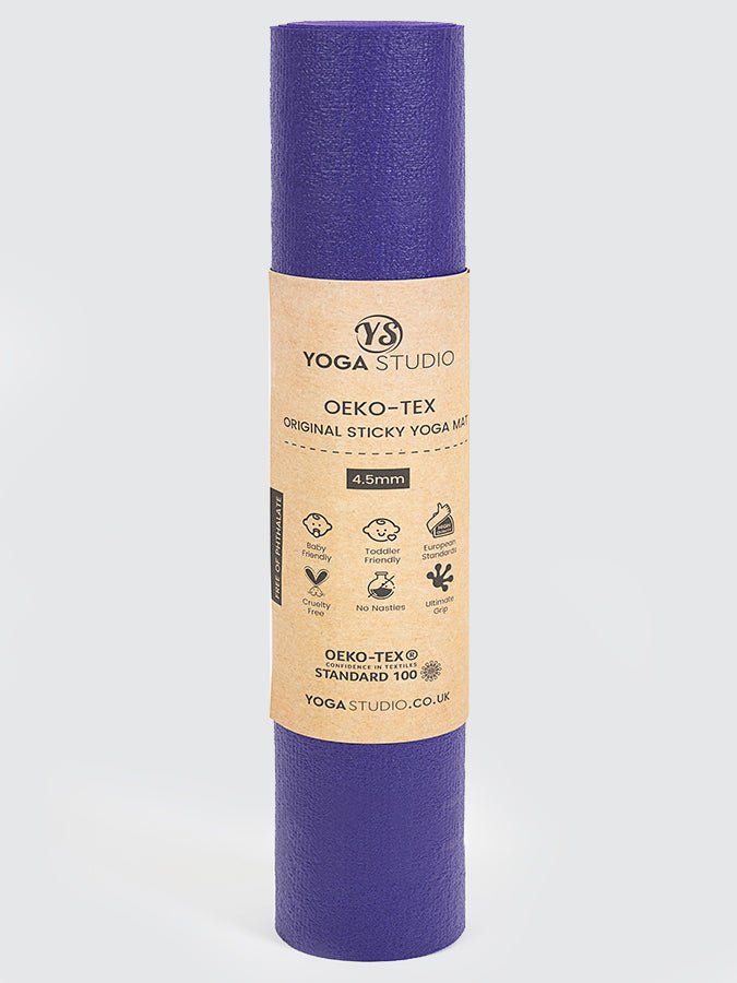 Yoga Studio Oeko - Tex Long & Wide Yoga Mat 4.5mm - mezetto Shopify Collective Yoga Studio Store