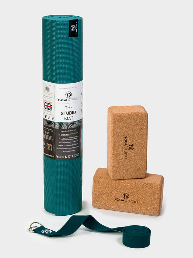 Yoga Studio Oeko - Tex Starter Cork Yoga Set - mezetto Shopify Collective Yoga Studio Store