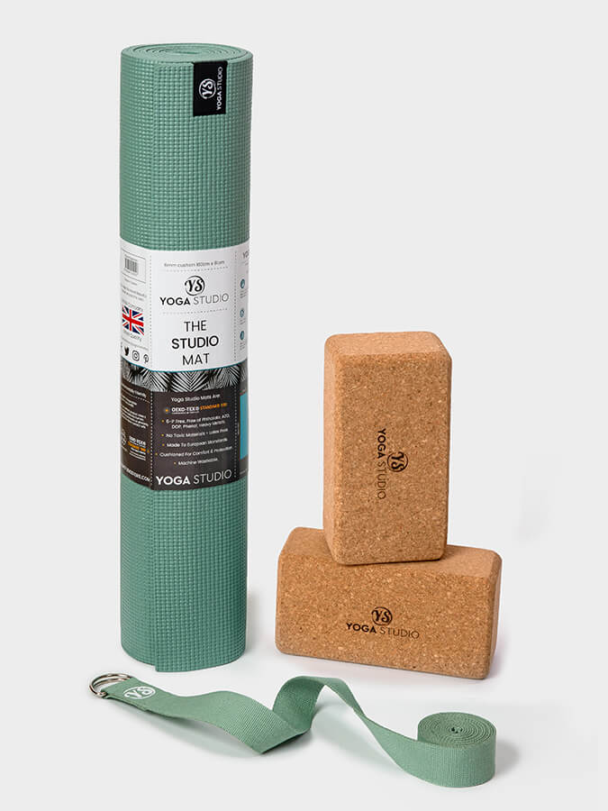 Yoga Studio Oeko - Tex Starter Cork Yoga Set - mezetto Shopify Collective Yoga Studio Store