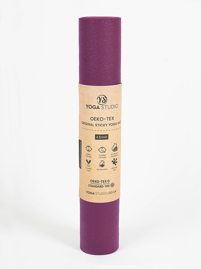 Yoga Studio Oeko - Tex Sticky Yoga Mat 4.5mm - mezetto Shopify Collective Yoga Studio Store