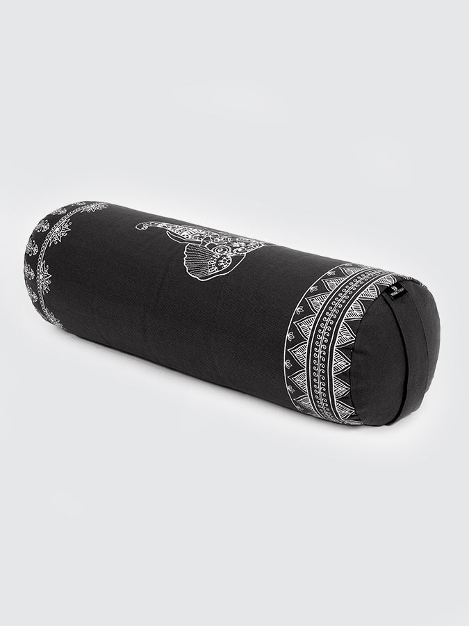 Yoga Studio Organic Buckwheat Elephant Meditation Bolster Cushion - mezetto Shopify Collective Yoga Studio Store