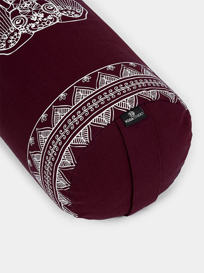 Yoga Studio Organic Buckwheat Elephant Meditation Bolster Cushion - mezetto Shopify Collective Yoga Studio Store