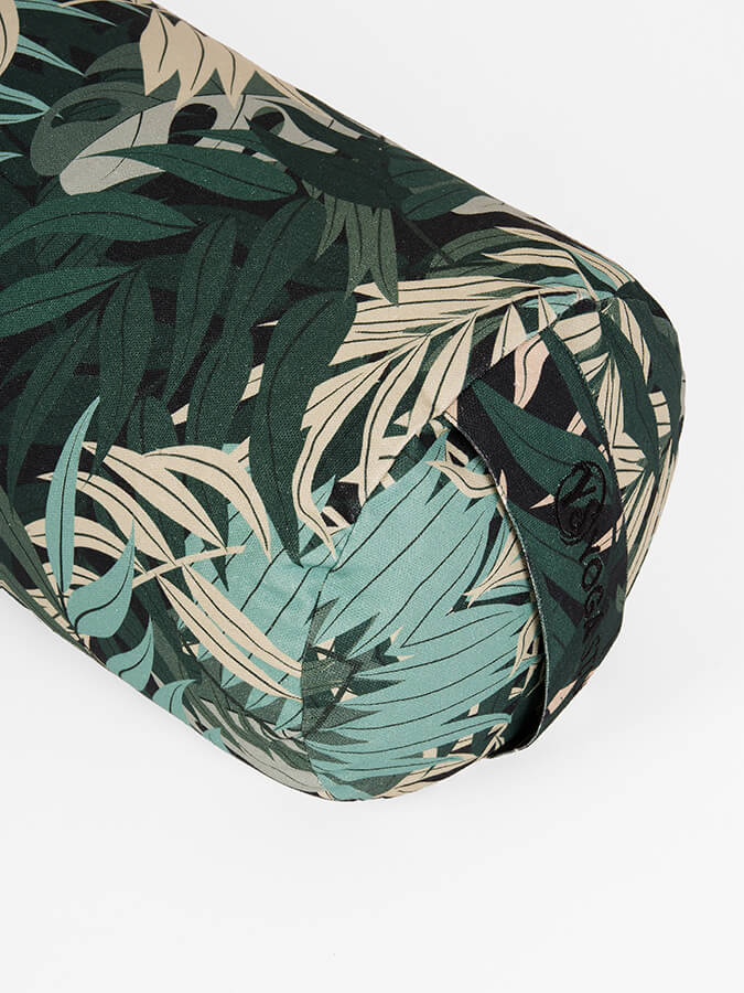 Yoga Studio Organic Buckwheat Floral Meditation Bolster Cushion - mezetto Shopify Collective Yoga Studio Store