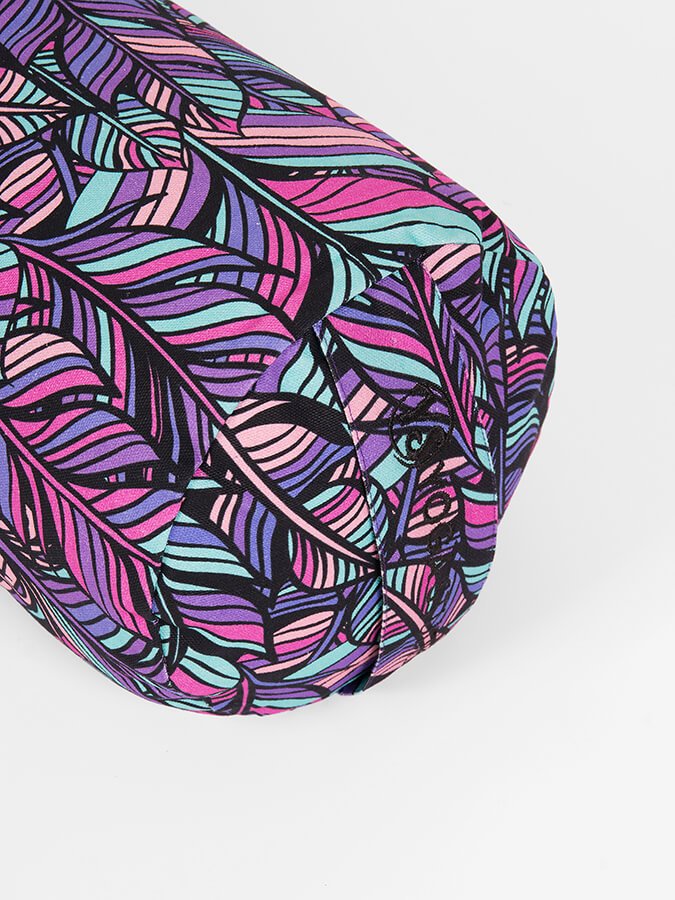 Yoga Studio Organic Buckwheat Floral Meditation Bolster Cushion - mezetto Shopify Collective Yoga Studio Store
