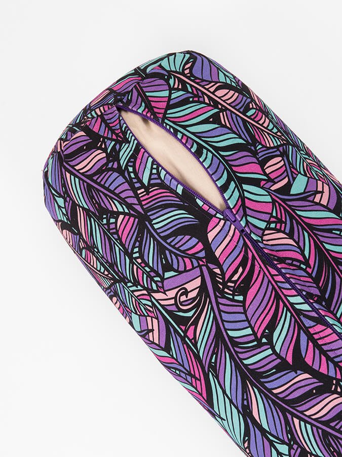 Yoga Studio Organic Buckwheat Floral Meditation Bolster Cushion - mezetto Shopify Collective Yoga Studio Store