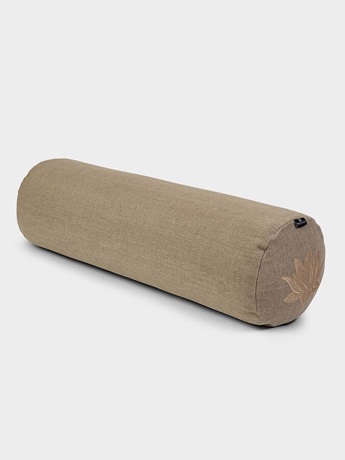 Yoga Studio Organic Buckwheat Hemp Lotus Meditation Bolster Cushion - mezetto Shopify Collective Yoga Studio Store