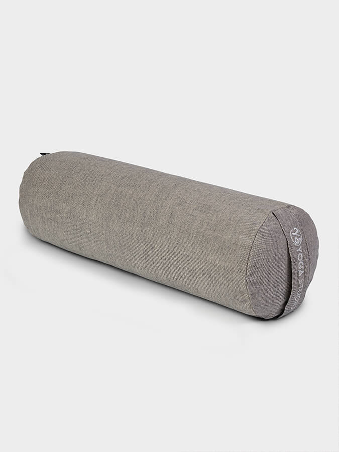 Yoga Studio Organic Buckwheat Two Toned Meditation Bolster Cushion - mezetto Shopify Collective Yoga Studio Store
