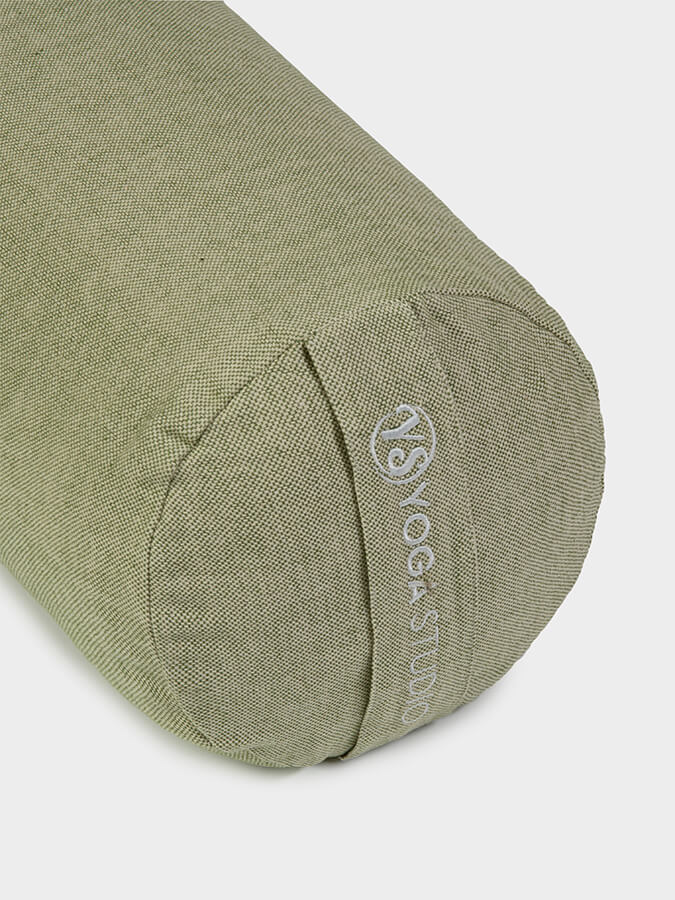 Yoga Studio Organic Buckwheat Two Toned Meditation Bolster Cushion - mezetto Shopify Collective Yoga Studio Store