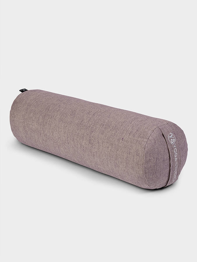 Yoga Studio Organic Buckwheat Two Toned Meditation Bolster Cushion - mezetto Shopify Collective Yoga Studio Store