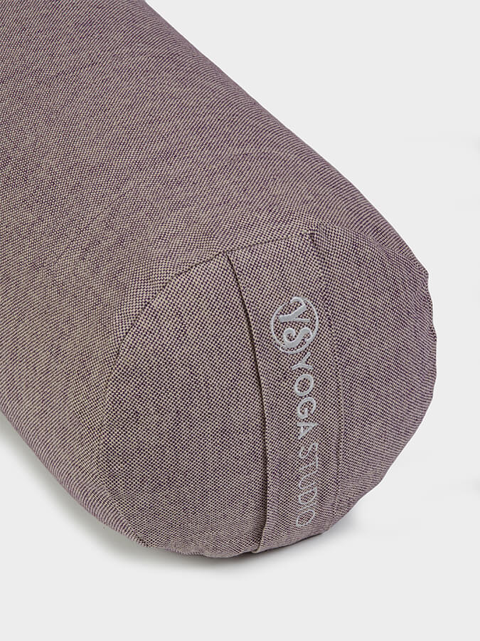 Yoga Studio Organic Buckwheat Two Toned Meditation Bolster Cushion - mezetto Shopify Collective Yoga Studio Store