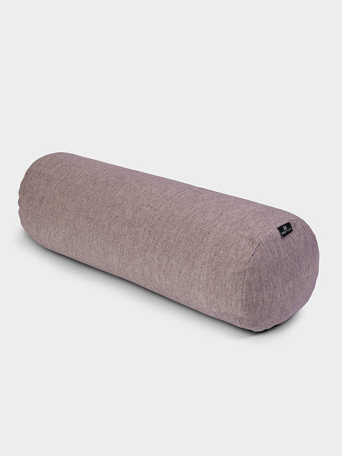 Yoga Studio Organic Buckwheat Two Toned Meditation Bolster Cushion - mezetto Shopify Collective Yoga Studio Store