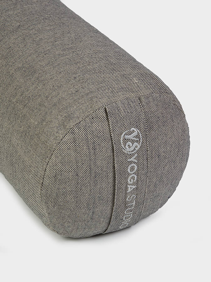 Yoga Studio Organic Buckwheat Two Toned Meditation Bolster Cushion - mezetto Shopify Collective Yoga Studio Store