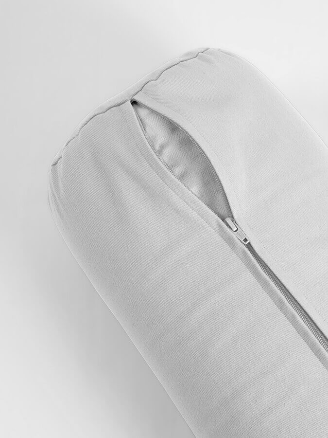 Yoga Studio Organic Cotton Buckwheat Lotus Meditation Bolster Cushion - mezetto Shopify Collective Yoga Studio Store