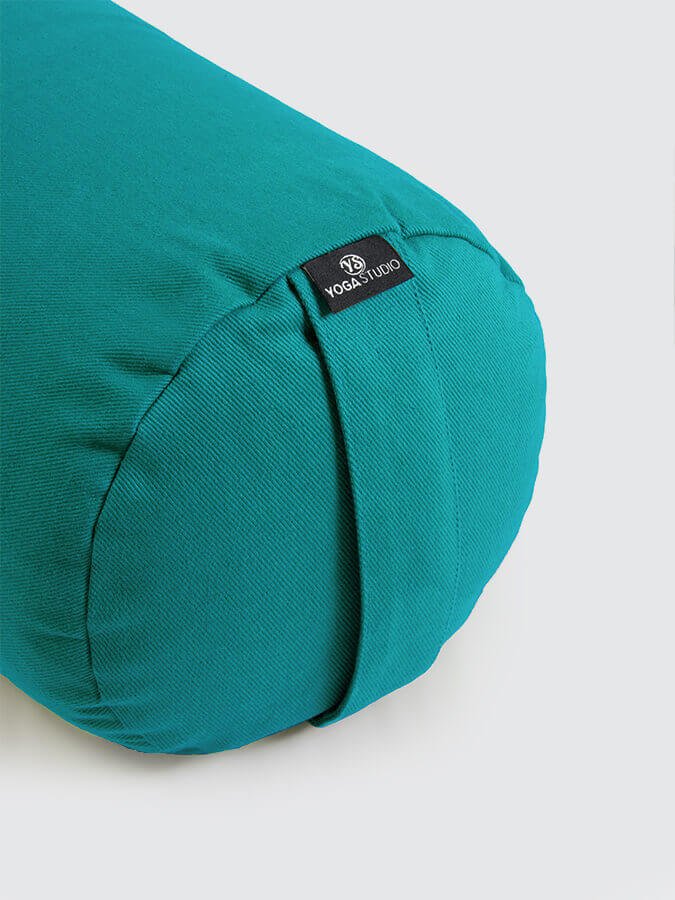 Yoga Studio Organic Cotton Buckwheat Lotus Meditation Bolster Cushion - mezetto Shopify Collective Yoga Studio Store