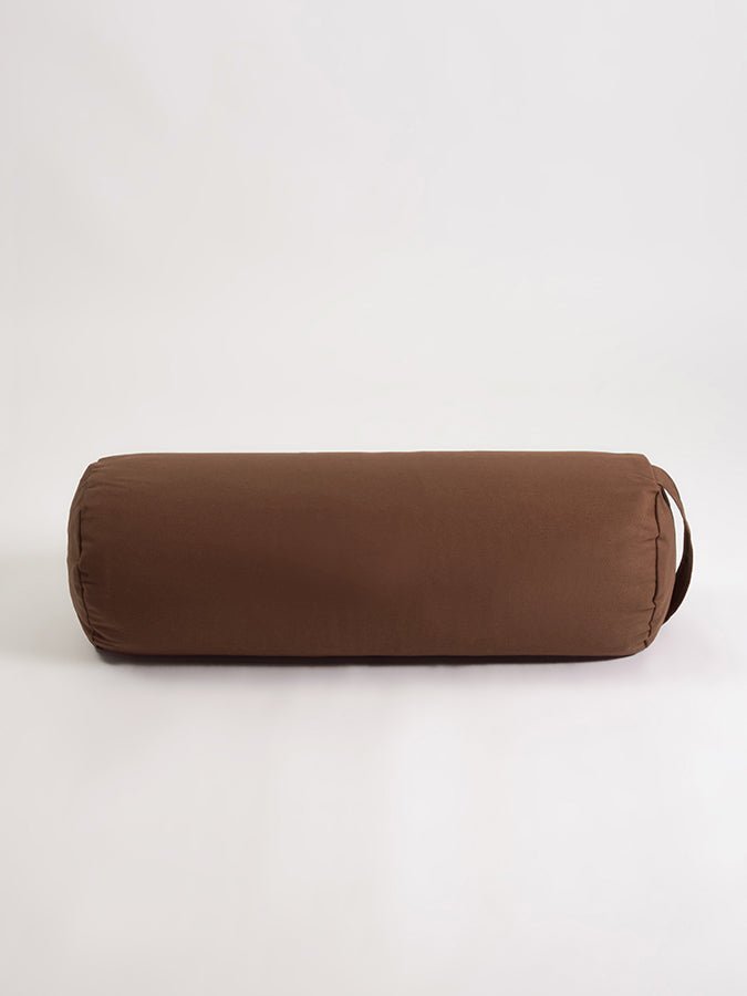 Yoga Studio Organic Cotton Buckwheat Lotus Meditation Bolster Cushion - mezetto Shopify Collective Yoga Studio Store