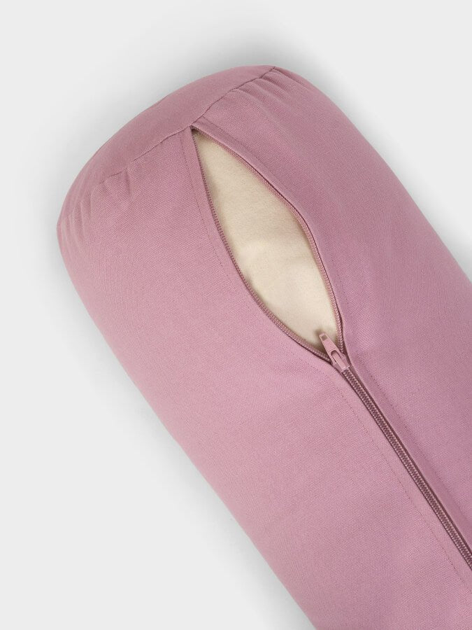 Yoga Studio Organic Cotton Buckwheat Lotus Meditation Bolster Cushion - mezetto Shopify Collective Yoga Studio Store