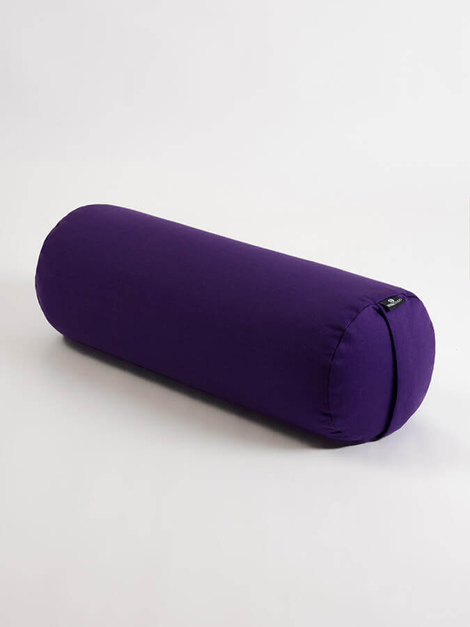 Yoga Studio Organic Cotton Buckwheat Lotus Meditation Bolster Cushion - mezetto Shopify Collective Yoga Studio Store