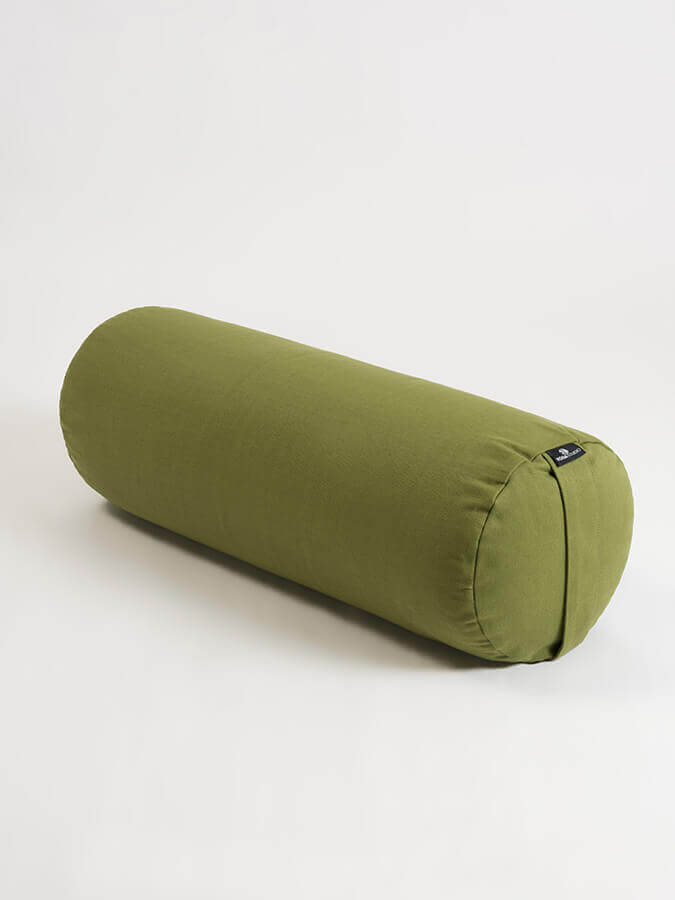 Yoga Studio Organic Cotton Buckwheat Lotus Meditation Bolster Cushion - mezetto Shopify Collective Yoga Studio Store