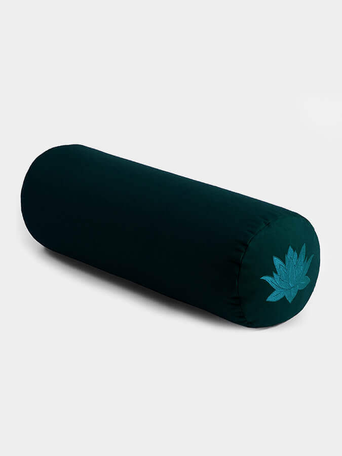 Yoga Studio Organic Cotton Buckwheat Lotus Meditation Bolster Cushion - mezetto Shopify Collective Yoga Studio Store