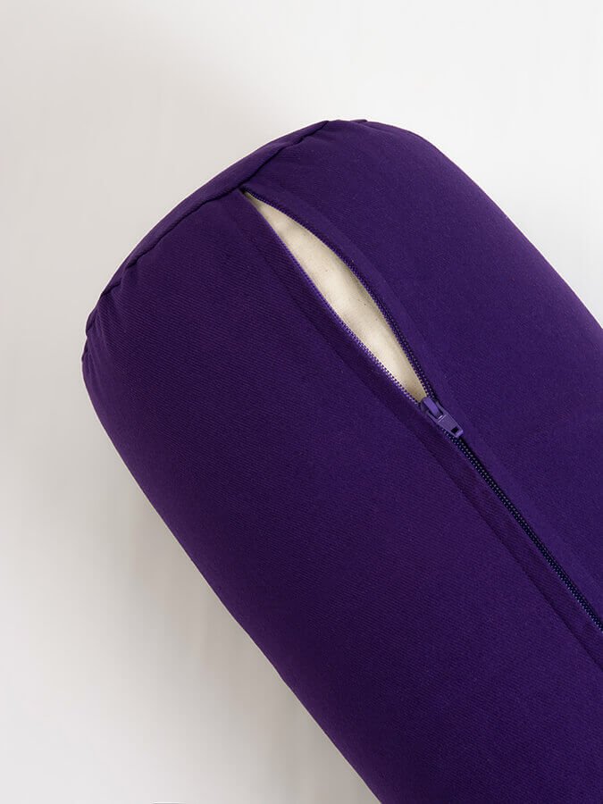 Yoga Studio Organic Cotton Buckwheat Lotus Meditation Bolster Cushion - mezetto Shopify Collective Yoga Studio Store
