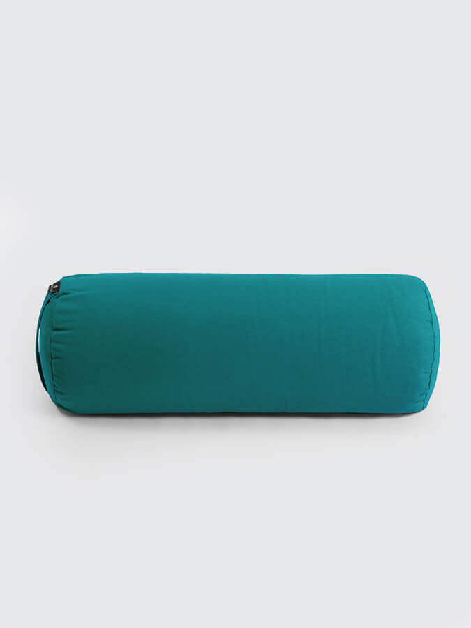 Yoga Studio Organic Cotton Buckwheat Lotus Meditation Bolster Cushion - mezetto Shopify Collective Yoga Studio Store