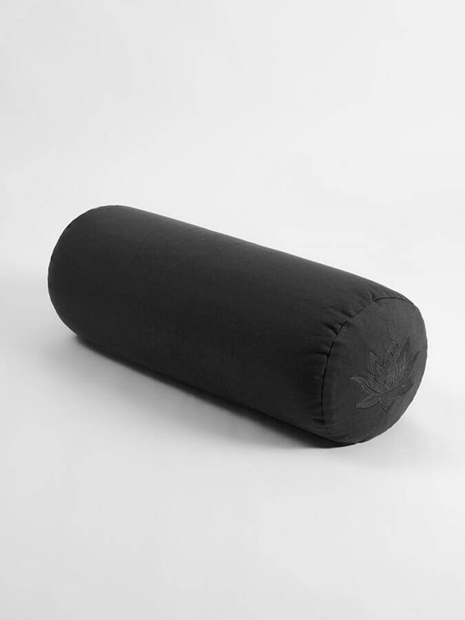 Yoga Studio Organic Cotton Buckwheat Lotus Meditation Bolster Cushion - mezetto Shopify Collective Yoga Studio Store