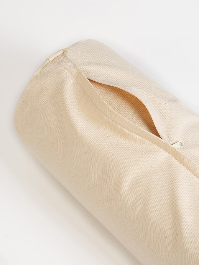 Yoga Studio Organic Cotton Buckwheat Lotus Meditation Bolster Cushion - mezetto Shopify Collective Yoga Studio Store