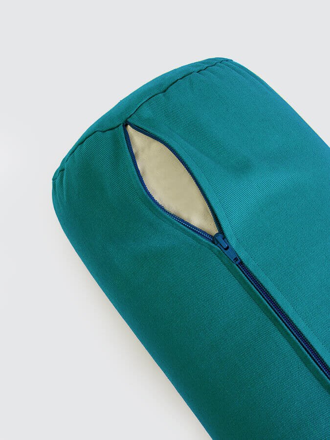 Yoga Studio Organic Cotton Buckwheat Lotus Meditation Bolster Cushion - mezetto Shopify Collective Yoga Studio Store