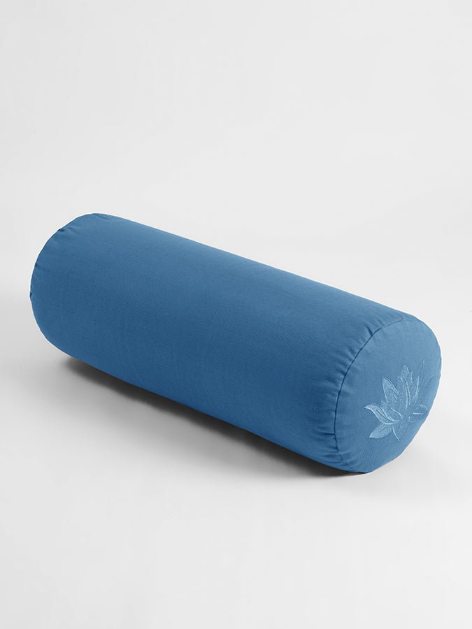 Yoga Studio Organic Cotton Buckwheat Lotus Meditation Bolster Cushion - mezetto Shopify Collective Yoga Studio Store
