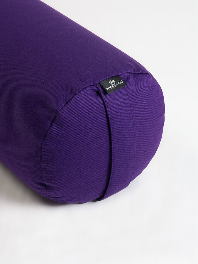 Yoga Studio Organic Cotton Buckwheat Lotus Meditation Bolster Cushion - mezetto Shopify Collective Yoga Studio Store