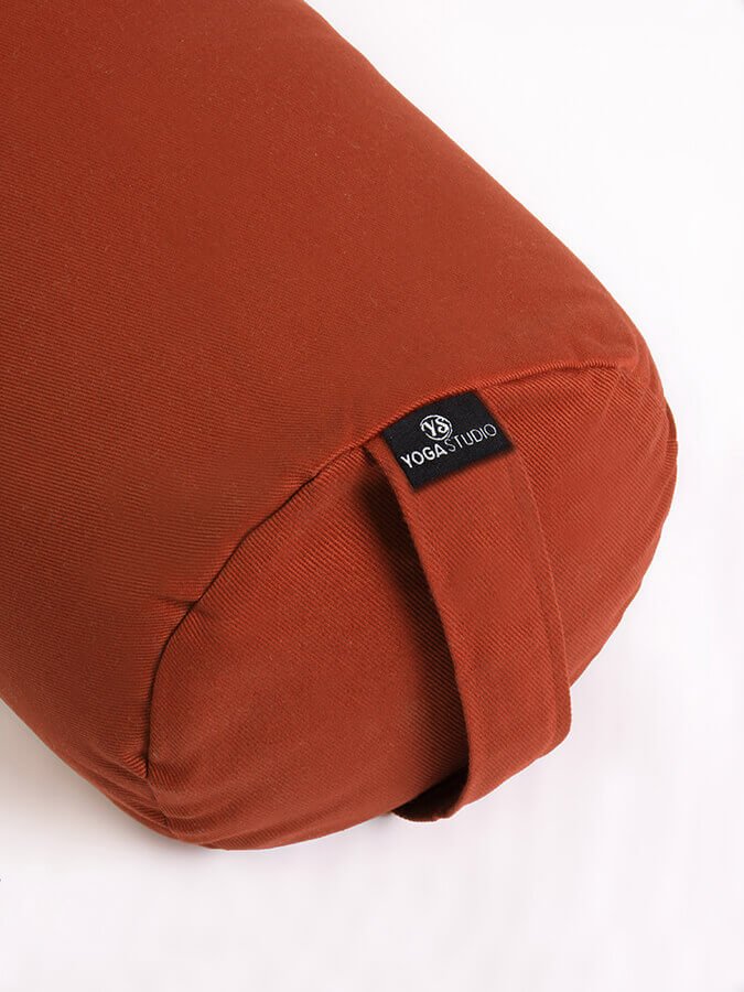 Yoga Studio Organic Cotton Buckwheat Lotus Meditation Bolster Cushion - mezetto Shopify Collective Yoga Studio Store