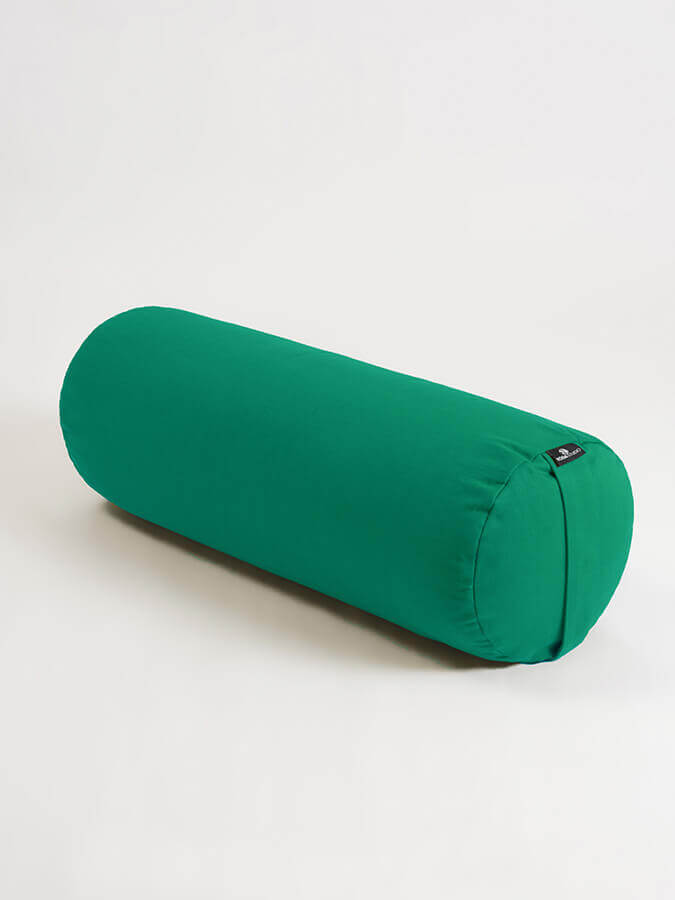 Yoga Studio Organic Cotton Buckwheat Lotus Meditation Bolster Cushion - mezetto Shopify Collective Yoga Studio Store