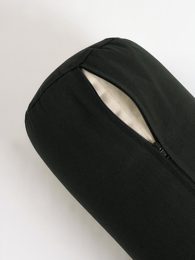 Yoga Studio Organic Cotton Buckwheat Lotus Meditation Bolster Cushion - mezetto Shopify Collective Yoga Studio Store