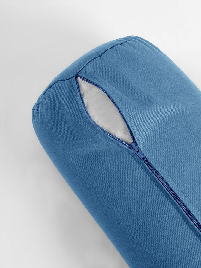 Yoga Studio Organic Cotton Buckwheat Lotus Meditation Bolster Cushion - mezetto Shopify Collective Yoga Studio Store