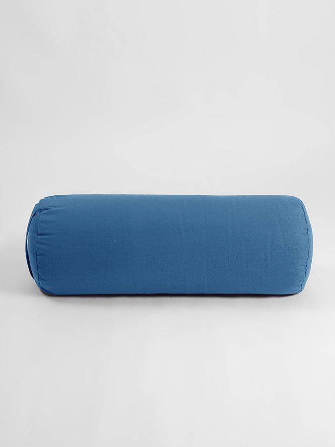 Yoga Studio Organic Cotton Buckwheat Lotus Meditation Bolster Cushion - mezetto Shopify Collective Yoga Studio Store