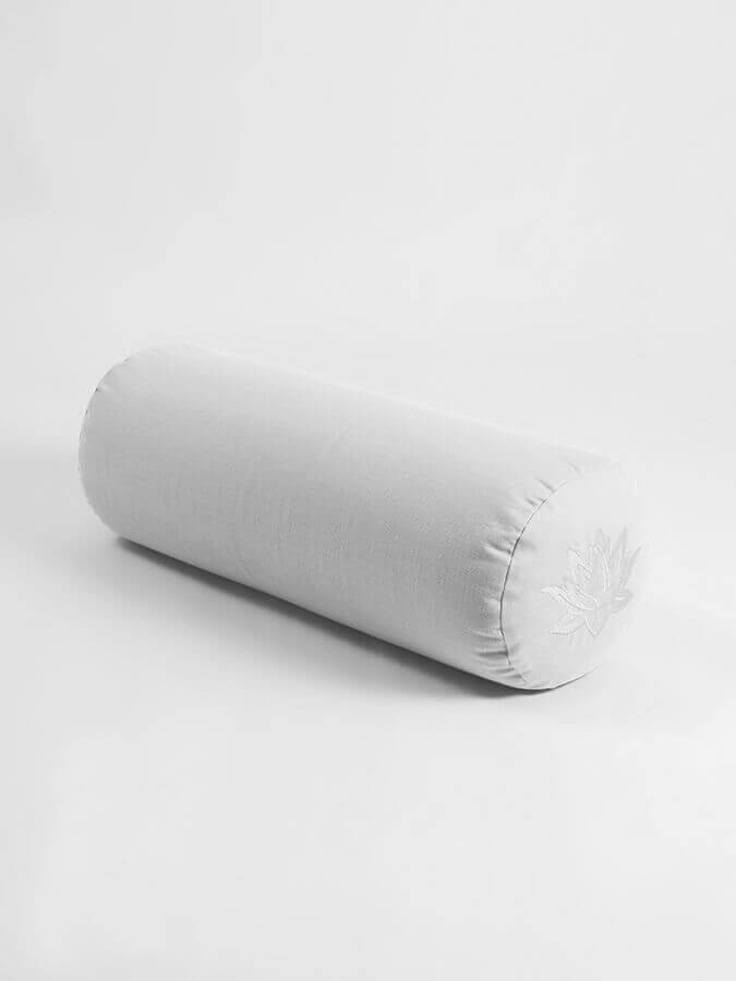 Yoga Studio Organic Cotton Buckwheat Lotus Meditation Bolster Cushion - mezetto Shopify Collective Yoga Studio Store