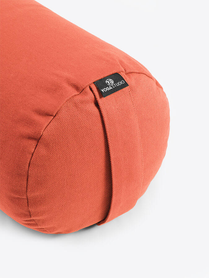 Yoga Studio Organic Cotton Buckwheat Lotus Meditation Bolster Cushion - mezetto Shopify Collective Yoga Studio Store