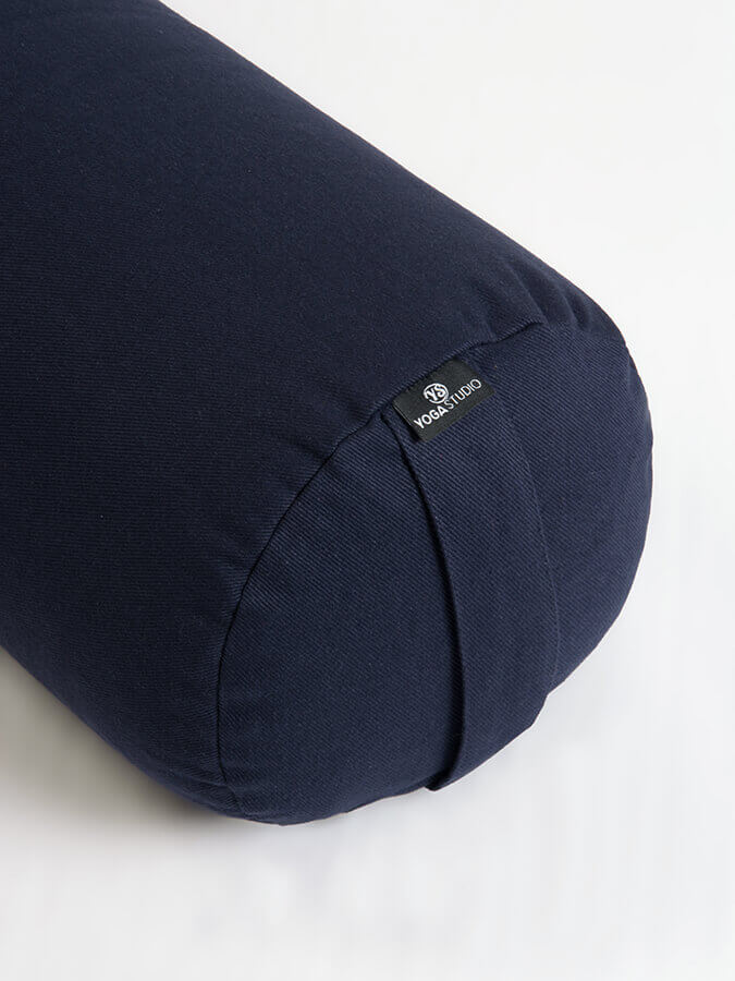 Yoga Studio Organic Cotton Buckwheat Lotus Meditation Bolster Cushion - mezetto Shopify Collective Yoga Studio Store