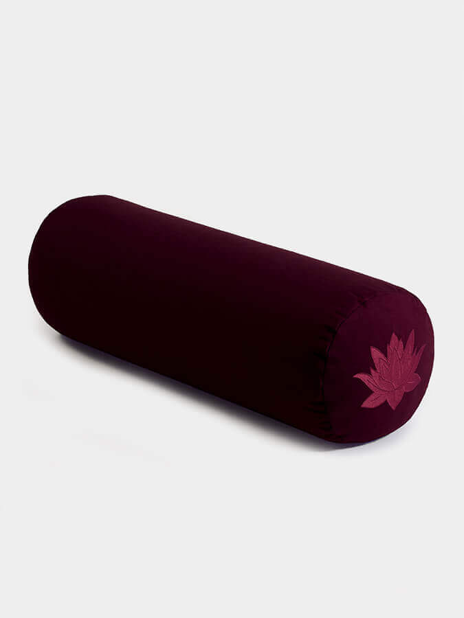 Yoga Studio Organic Cotton Buckwheat Lotus Meditation Bolster Cushion - mezetto Shopify Collective Yoga Studio Store
