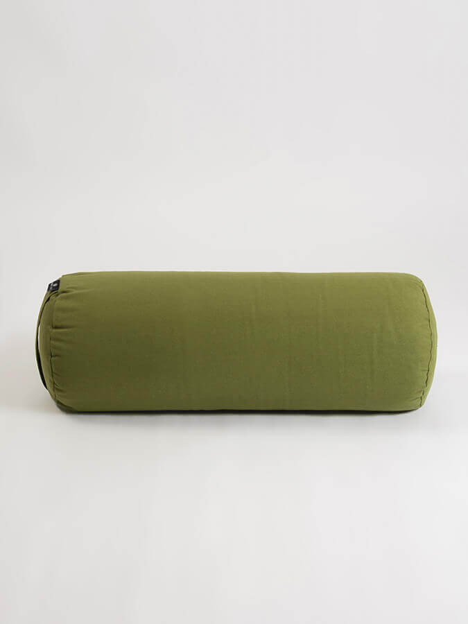 Yoga Studio Organic Cotton Buckwheat Lotus Meditation Bolster Cushion - mezetto Shopify Collective Yoga Studio Store
