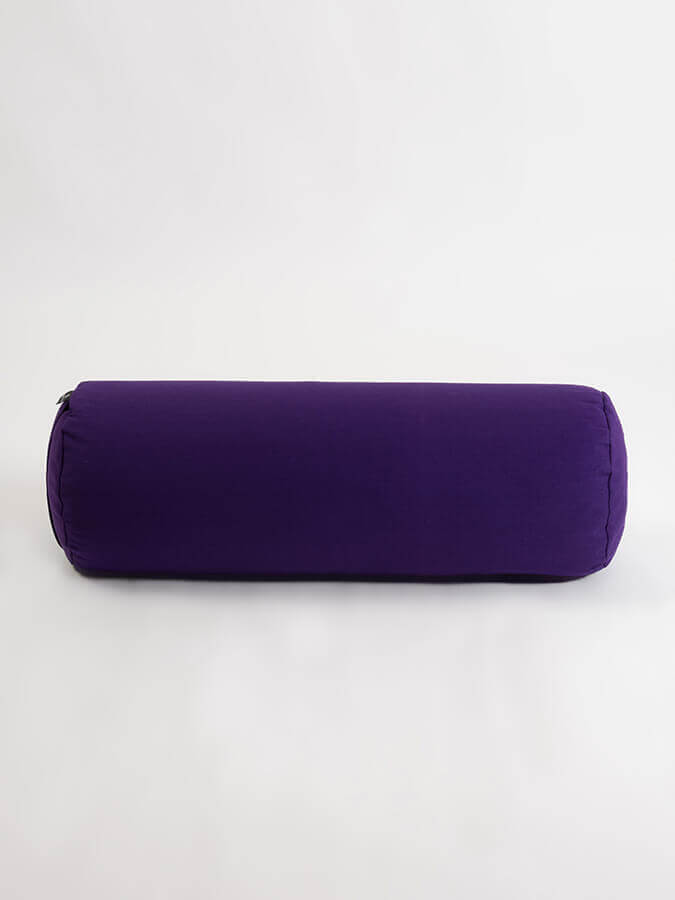 Yoga Studio Organic Cotton Buckwheat Lotus Meditation Bolster Cushion - mezetto Shopify Collective Yoga Studio Store