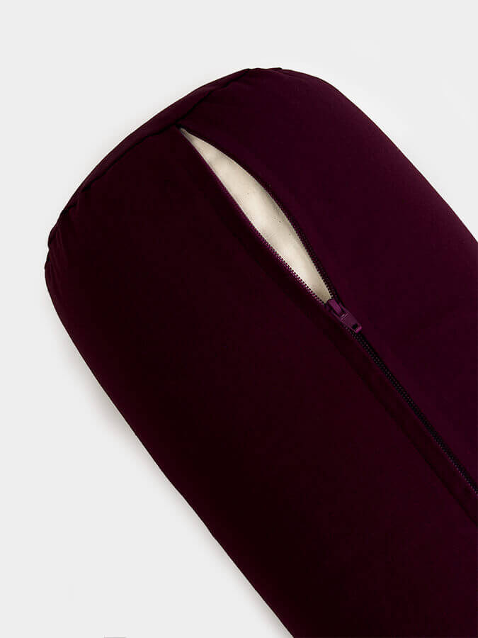 Yoga Studio Organic Cotton Buckwheat Lotus Meditation Bolster Cushion - mezetto Shopify Collective Yoga Studio Store