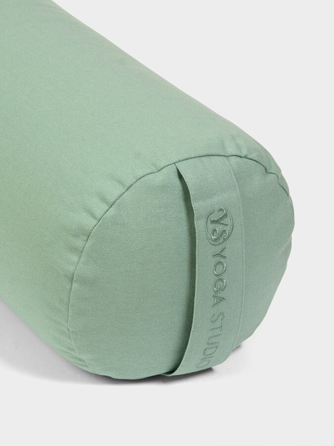 Yoga Studio Organic Cotton Buckwheat Lotus Meditation Bolster Cushion - mezetto Shopify Collective Yoga Studio Store