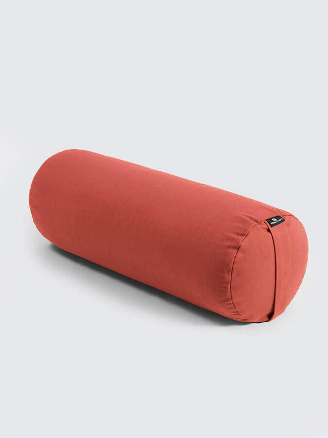 Yoga Studio Organic Cotton Buckwheat Lotus Meditation Bolster Cushion - mezetto Shopify Collective Yoga Studio Store
