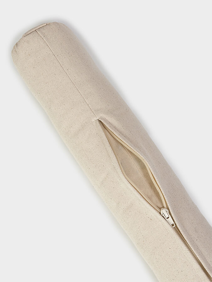 Yoga Studio Organic Cotton Slim Spine Align Bolster - mezetto Shopify Collective Yoga Studio Store