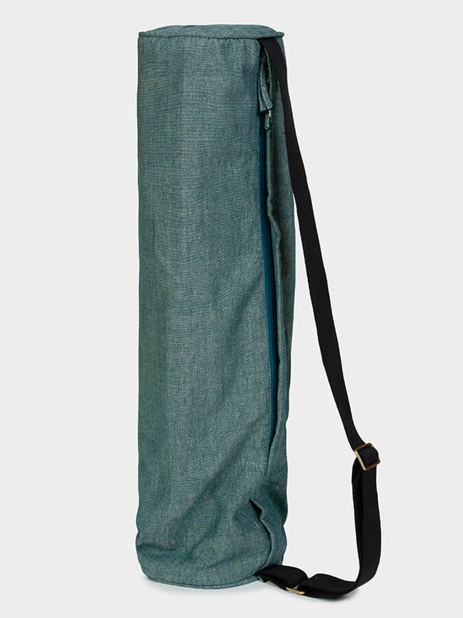 Yoga Studio Organic Cotton Two Toned Yoga Mat Bag - mezetto Shopify Collective Yoga Studio Store